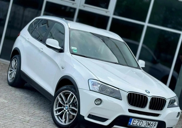BMW X3 cena 72900 przebieg: 139000, rok produkcji 2014 z Torzym małe 781
